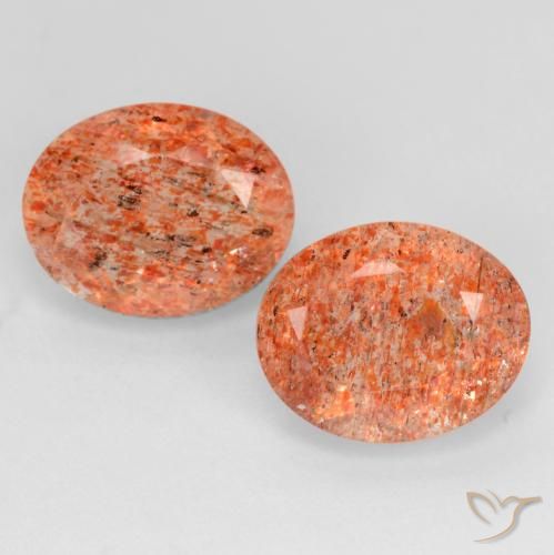 4.65ctw Naturale Arancio Medio Pietra solare, Ovale, Traslucido