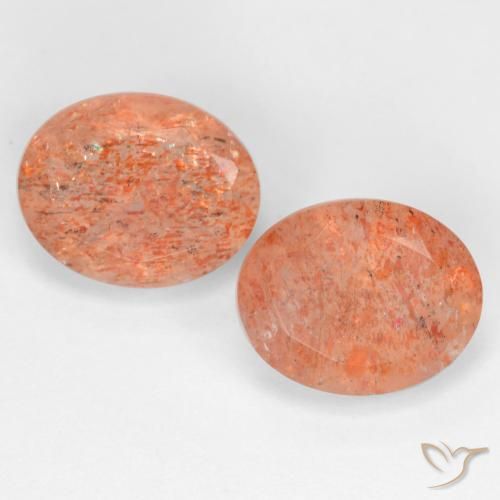 5.24ctw Naturale Arancio Medio Pietra solare, Ovale, Traslucido