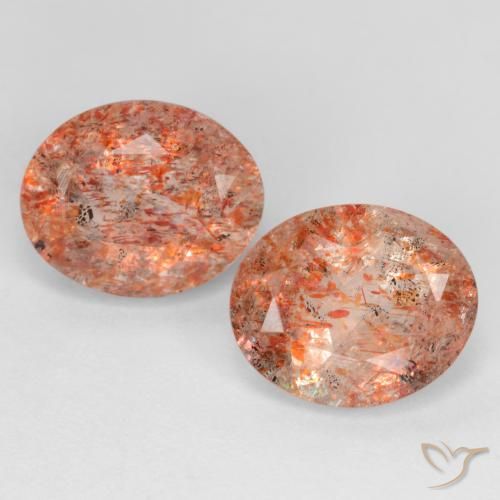 4.83ctw Naturale Arancio caldo Pietra solare, Ovale, Traslucido