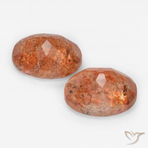 Gemme di Pietra solare Pompelmo Arancia naturale da 4.99 ct, Ovale, Traslucido