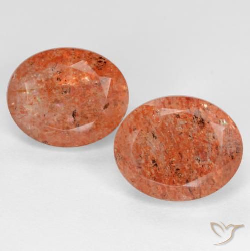 5.55ctw Naturale Pompelmo Arancia Pietra solare, Ovale, Traslucido