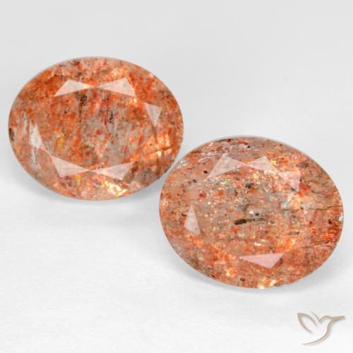 5.73ctw Naturale zenzero arancia Pietra solare, Ovale, Traslucido