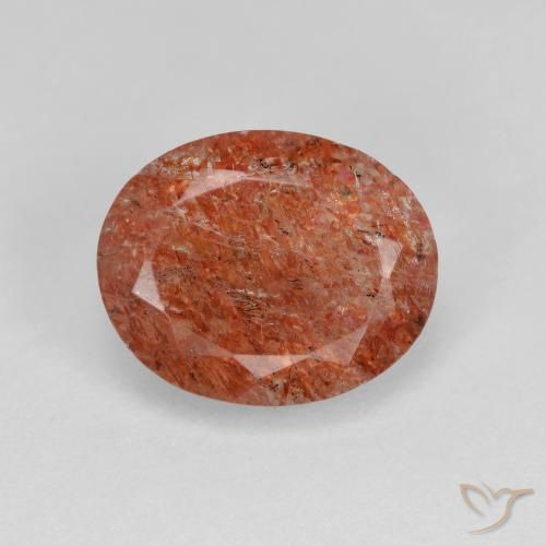 3.12ct Naturale Arancio caldo Pietra solare, Ovale, Traslucido