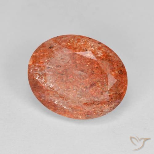 Pietra solare Pompelmo Arancia naturale da 3.59 ct, Ovale, Trasparente