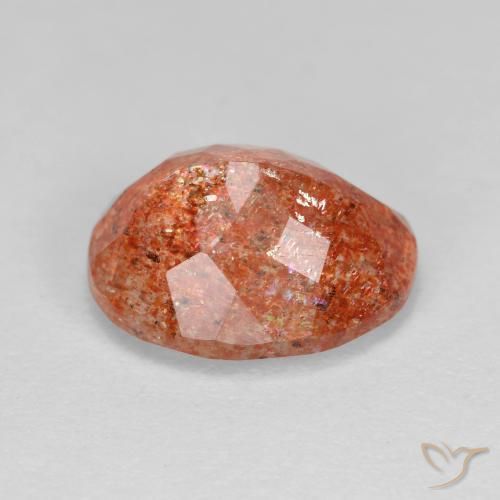 Pietra solare Pompelmo Arancia naturale da 3.59 ct, Ovale, Trasparente