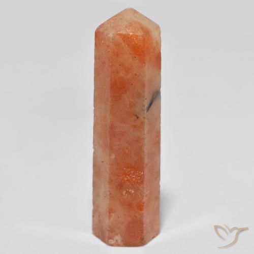 42.95ct Naturale Arancione Pietra solare, Taglio a fantasia, Opaco