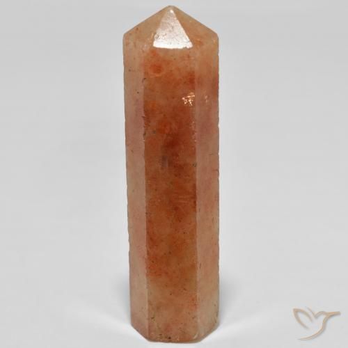 48.79ct Naturale Arancione Pietra solare, Taglio a fantasia, Opaco