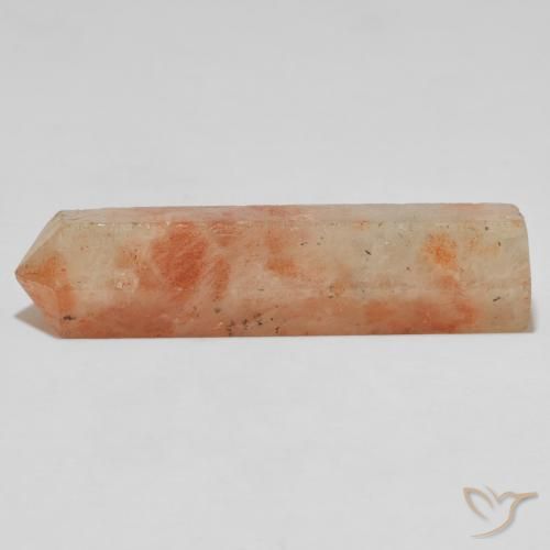 38.34ct Naturale Arancio Moca Pietra solare, Taglio a fantasia, Opaco