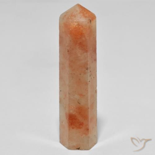 Pietra solare Arancio Moca naturale da 38.34 ct, Taglio a fantasia, Opaco