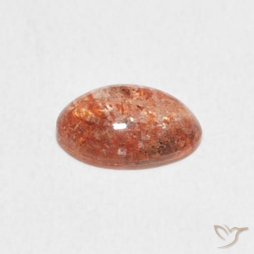 Pietra solare Pompelmo Arancia naturale da 0.91 ct, Ovale, Traslucido