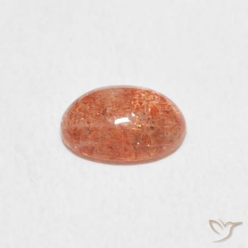 Pietra solare Pompelmo Arancia naturale da 0.81 ct, Ovale, Traslucido