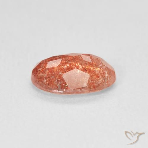 Pietra solare Pompelmo Arancia naturale da 0.99 ct, Ovale, Traslucido