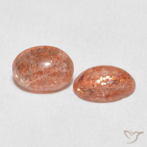 Gemme di Pietra solare Pompelmo Arancia naturale da 2.11 ct, Ovale, Traslucido