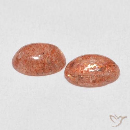 Gemme di Pietra solare Pompelmo Arancia naturale da 2.11 ct, Ovale, Traslucido