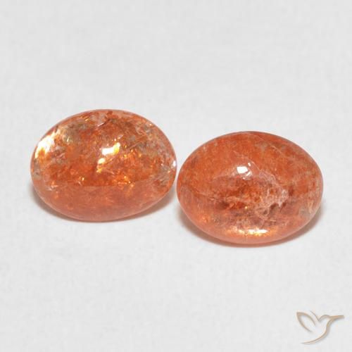 1.80ctw Naturale Pompelmo Arancia Pietra solare, Ovale, Traslucido