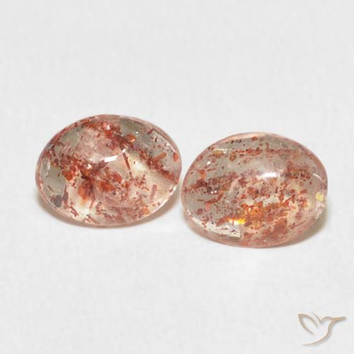 1.77ctw Naturale Arancio Medio Pietra solare, Ovale, Traslucido