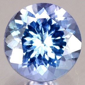 Tanzanite Blu naturale da 1.02 ct, Taglio rotondo, VS