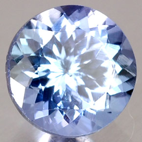 Tanzanite Blu naturale da 1.02 ct, Taglio rotondo, VS