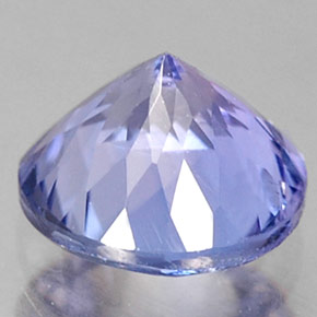 Tanzanite naturale blu da 0,75 ct, taglio rotondo, VS