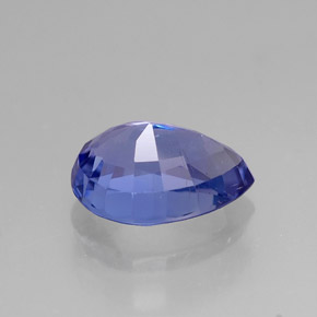 Tanzanite Viola Blu naturale da 1.67 ct, Forma a pera, VVS-VS