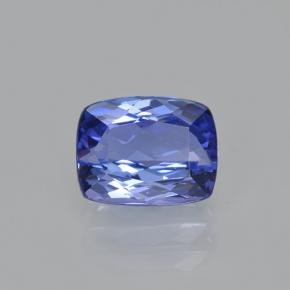 Tanzanite naturale blu da 1,63 ct, taglio a cuscino, VS