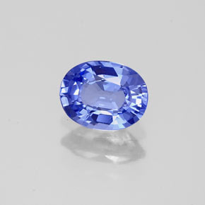 Tanzanite naturale viola da 0,77 ct, taglio ovale, VVS