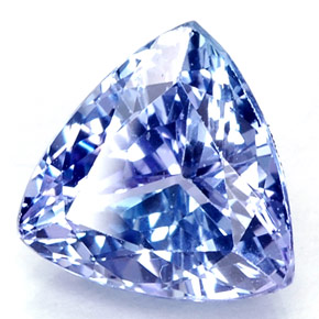 Tanzanite Viola Blu naturale da 1.25 ct, Taglio trillion, VVS-VS