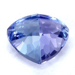 Tanzanite Viola Blu naturale da 1.25 ct, Taglio trillion, VVS-VS