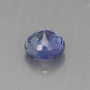 Tanzanite naturale blu da 1,50 ct, taglio rotondo, VVS-VS