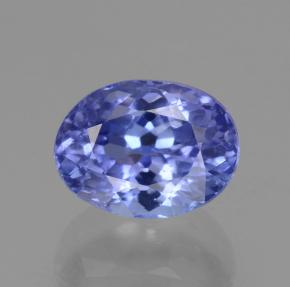Tanzanite naturale blu da 1,55 ct, taglio ovale, VS
