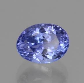 Tanzanite naturale blu da 1,55 ct, taglio ovale, VS