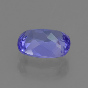 Tanzanite naturale viola da 1,34 ct, taglio a cuscino, VVS-VS