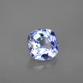 Tanzanite naturale blu da 1,48 ct, taglio a cuscino, VS
