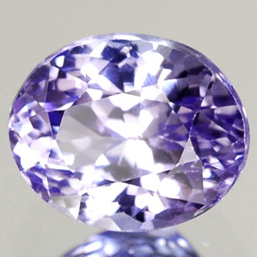 Tanzanite naturale blu da 1,67 ct, taglio ovale, VVS-VS
