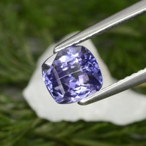 Tanzanite naturale blu da 1,46 ct, taglio a cuscino, VVS-VS