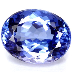 Tanzanite naturale blu da 5,08 ct, taglio ovale, IF