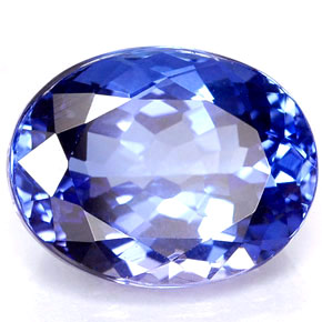 Tanzanite naturale blu da 5,08 ct, taglio ovale, IF