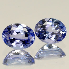 Tanzanite naturale blu da  ct, taglio ovale, VVS-VS