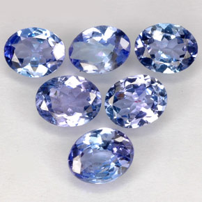 Tanzanite naturale blu da  ct, taglio ovale, VS
