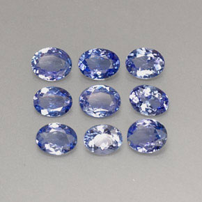 Tanzanite naturale blu da  ct, taglio ovale, VS
