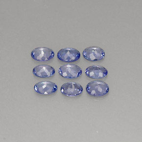Tanzanite naturale blu da  ct, taglio ovale, VS