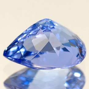 Tanzanite naturale blu da 1,31 ct, taglio a pera, VVS-VS