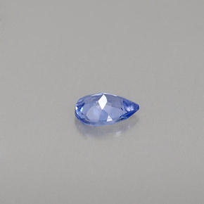 Tanzanite Viola Blu naturale da 0.26 ct, Forma a pera, VVS-VS