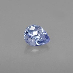 Tanzanite naturale blu da 0,52 ct, taglio a pera, VVS