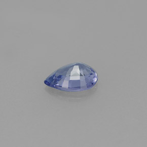 Tanzanite Viola Blu naturale da 0.54 ct, Forma a pera, VVS-VS