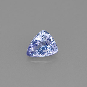 Tanzanite naturale blu da 0,68 ct, trillion, VVS-VS