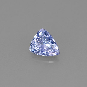 Tanzanite naturale blu da 0,68 ct, trillion, VVS-VS