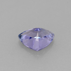 Tanzanite naturale blu da 0,57 ct, trillion, VVS