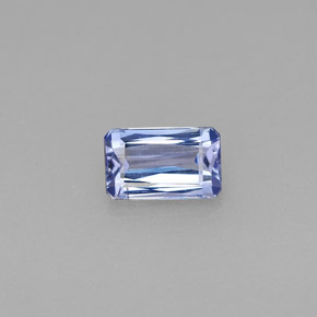 Tanzanite Viola Blu naturale da 0.53 ct, Taglio smeraldo, SI