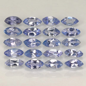 Tanzanite naturale blu da  ct, marchesa, VVS-VS